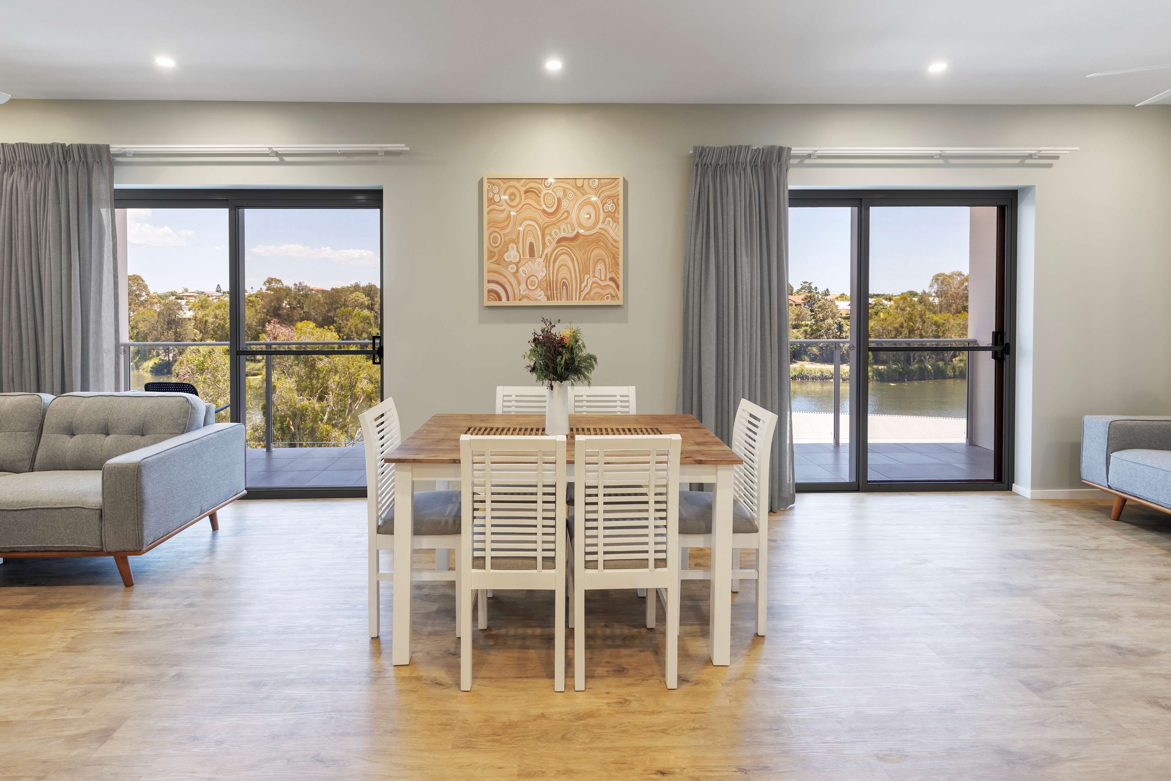 superior apartment, multiple beds, non smoking, balcony | living area | 42-inch tv with digital channels