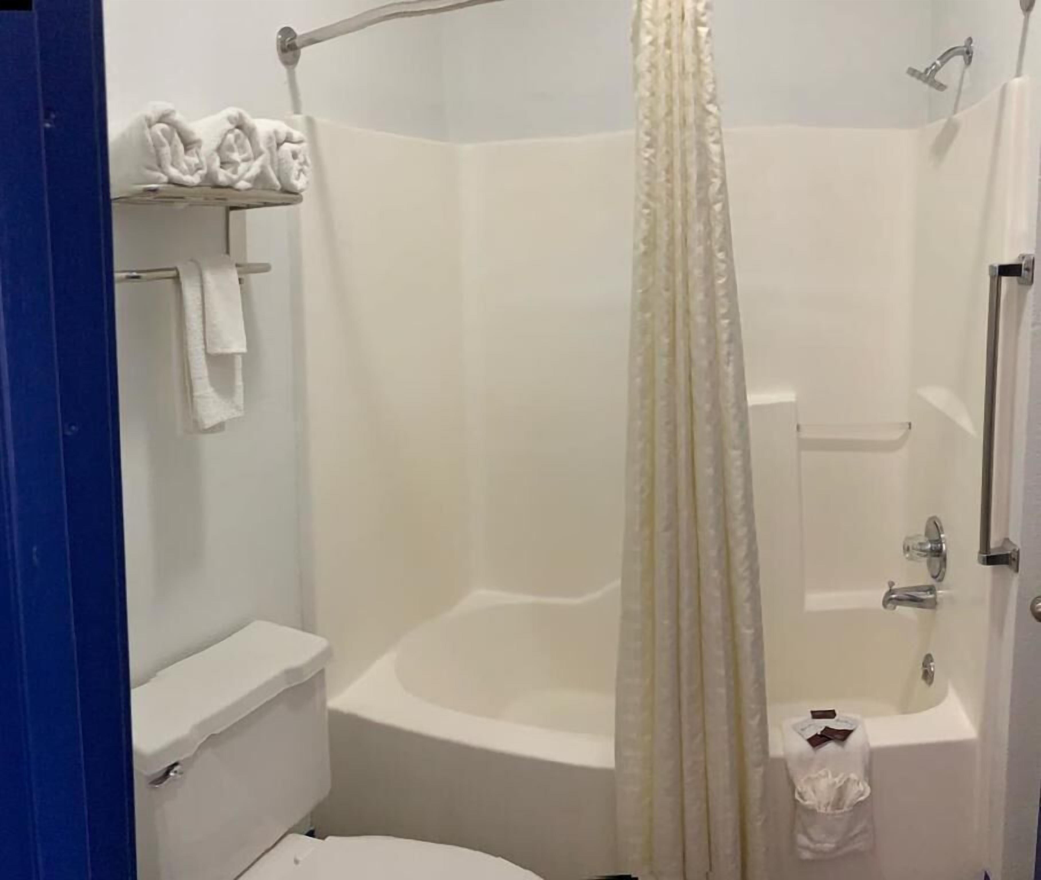 Phòng Suite Deluxe, không hút thuốc | Phòng tắm | Buồng tắm vòi sen, đồ dùng nhà tắm miễn phí, máy sấy tóc, khăn tắm 