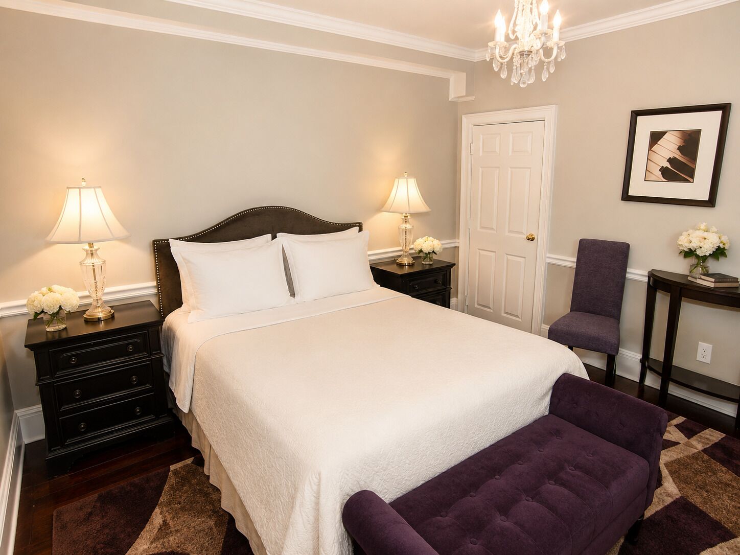 Room, 1 Queen Bed | Iron/ironing board, bed sheets