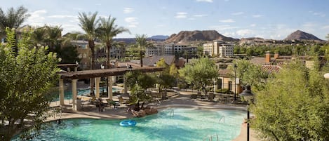 屋外プール、温水プール