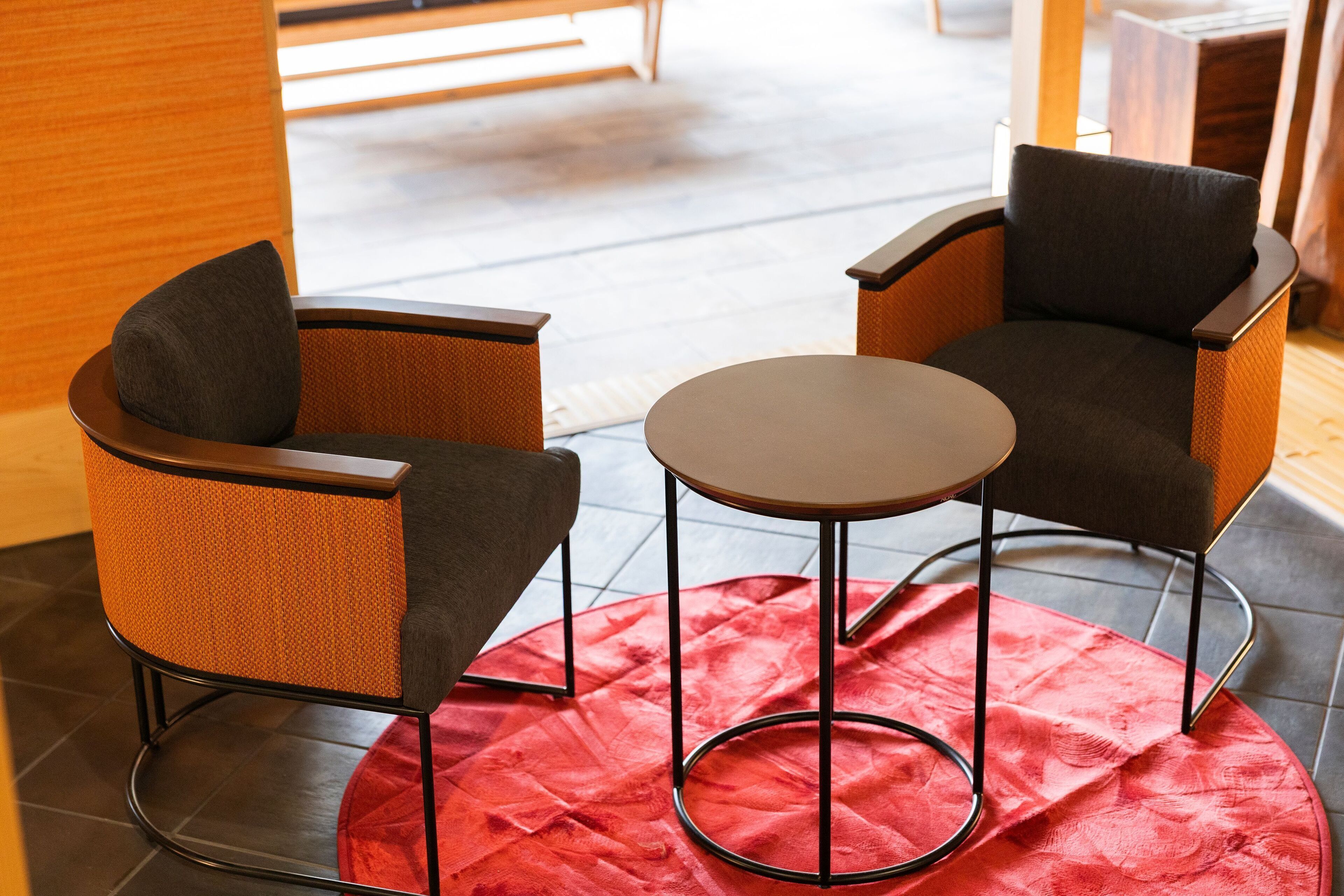 Sitteområde i lobbyen