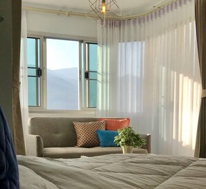 Deluxe Condo, 1 King Bed, Mountain View, Mountainside | Desk, iron/ironing board, free WiFi, bed sheets - Bob's Thai BNB's (Chiang Mai)