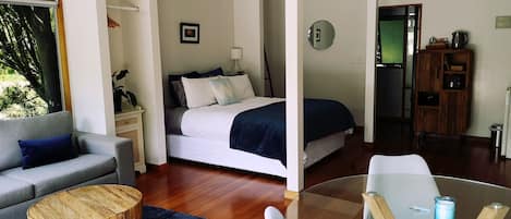 Premium Cottage, Garden View, Garden Area | Blackout drapes, iron/ironing board, free WiFi, bed sheets