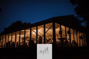 Front of property – evening/night