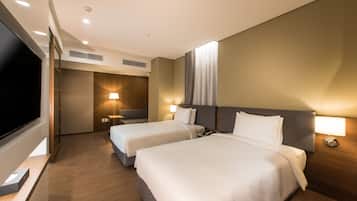In-room safe, desk, blackout curtains, soundproofing