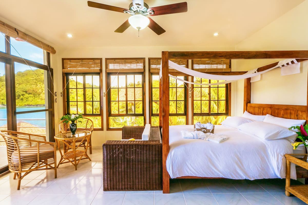 premium deluxe - 180 sea view | 1 bedroom, egyptian cotton sheets, premium bedding, down duvets