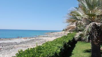 Aan het strand, ligstoelen aan het strand