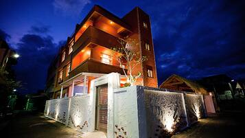 Front of property - evening/night