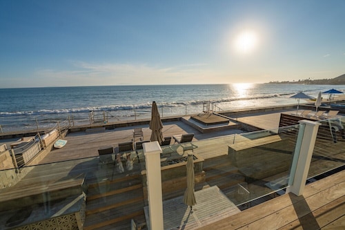 Luxury Oceanfront Beach House at Faria Beach - Summer Dates Still Available!