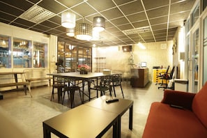 Sala de estar en el lobby