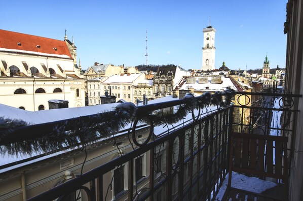 View from property - Ratusha apartment (Lviv)