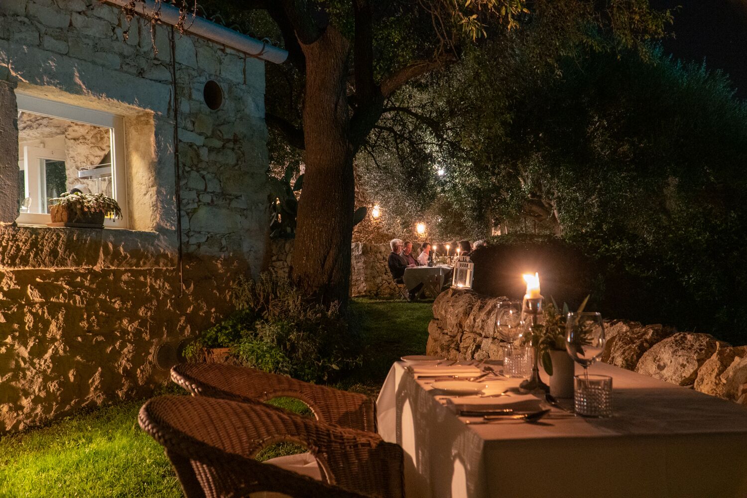 lunch, dinner served; local cuisine, garden views
