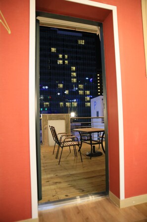 Family Room, 1 Bedroom, Patio, Beach View | Terrace/patio - Busan Haeundae Travel Pension (Busan)