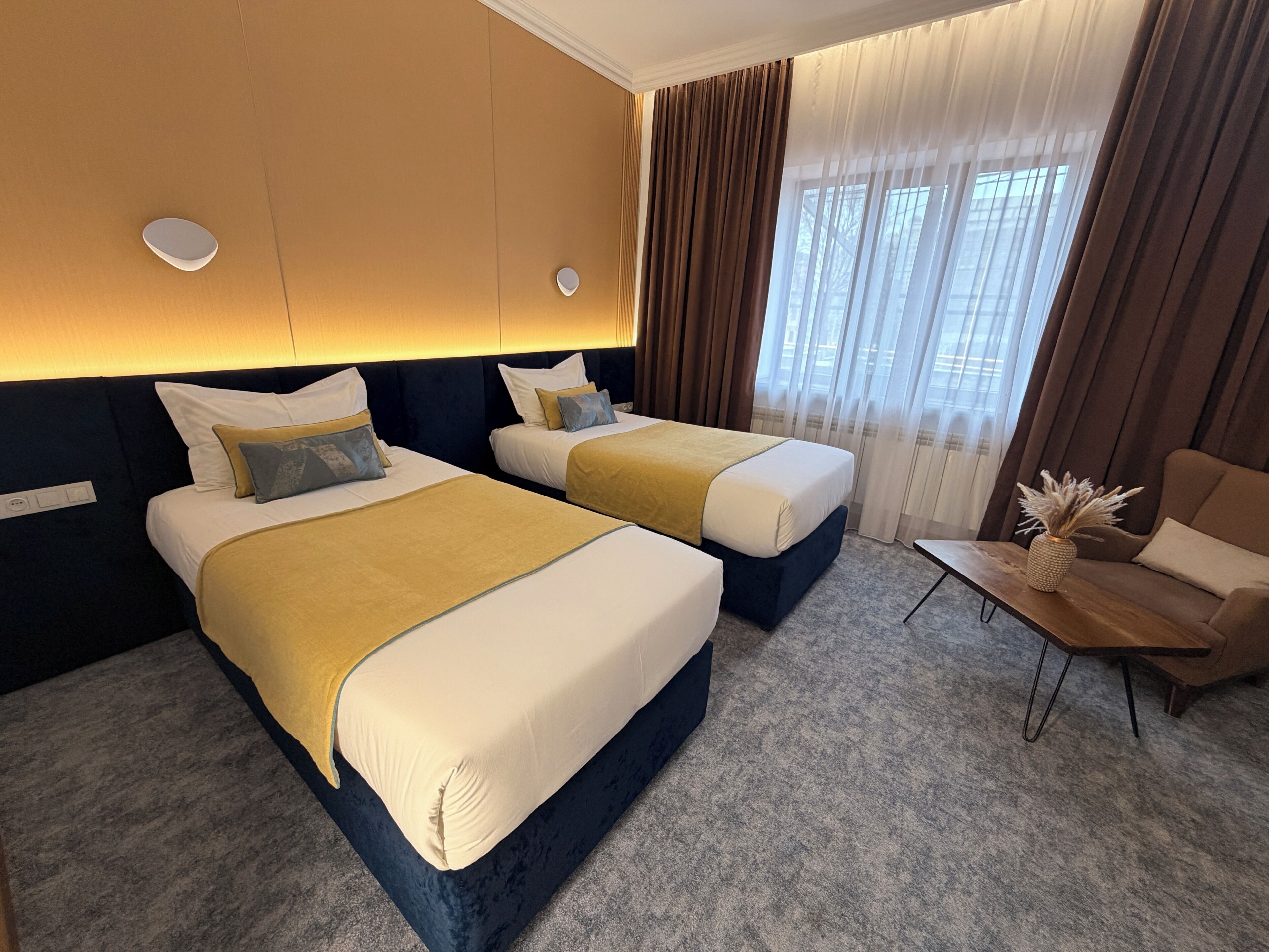 Premium bedding, minibar, in-room safe, desk