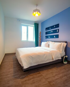 Deluxe-Apartment | 1 Schlafzimmer, Schreibtisch, Verdunkelungsvorhänge, kostenloses WLAN