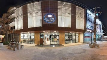 Front of property – evening/night