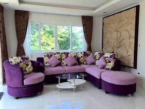 36-inch flat-screen TV with satellite channels, TV - Dwell At Chalong Hill (Chalong)