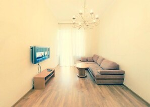 Lägenhet - 1 sovrum (Kruhlouniversytetska Str, 14) | Vardagsrum | LCD-tv