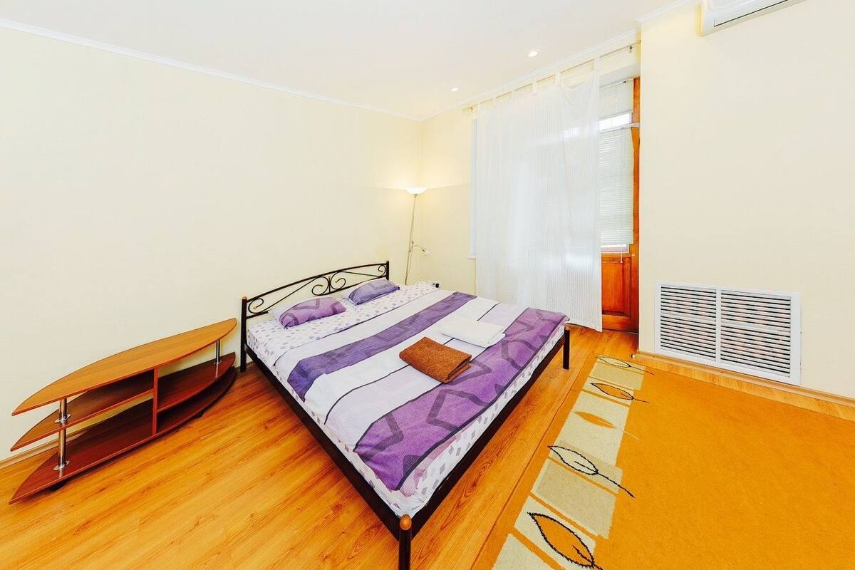 Studio (Pankovskaya Str, 3) | Skrivbord, strykjärn/strykbräda och gratis wi-fi