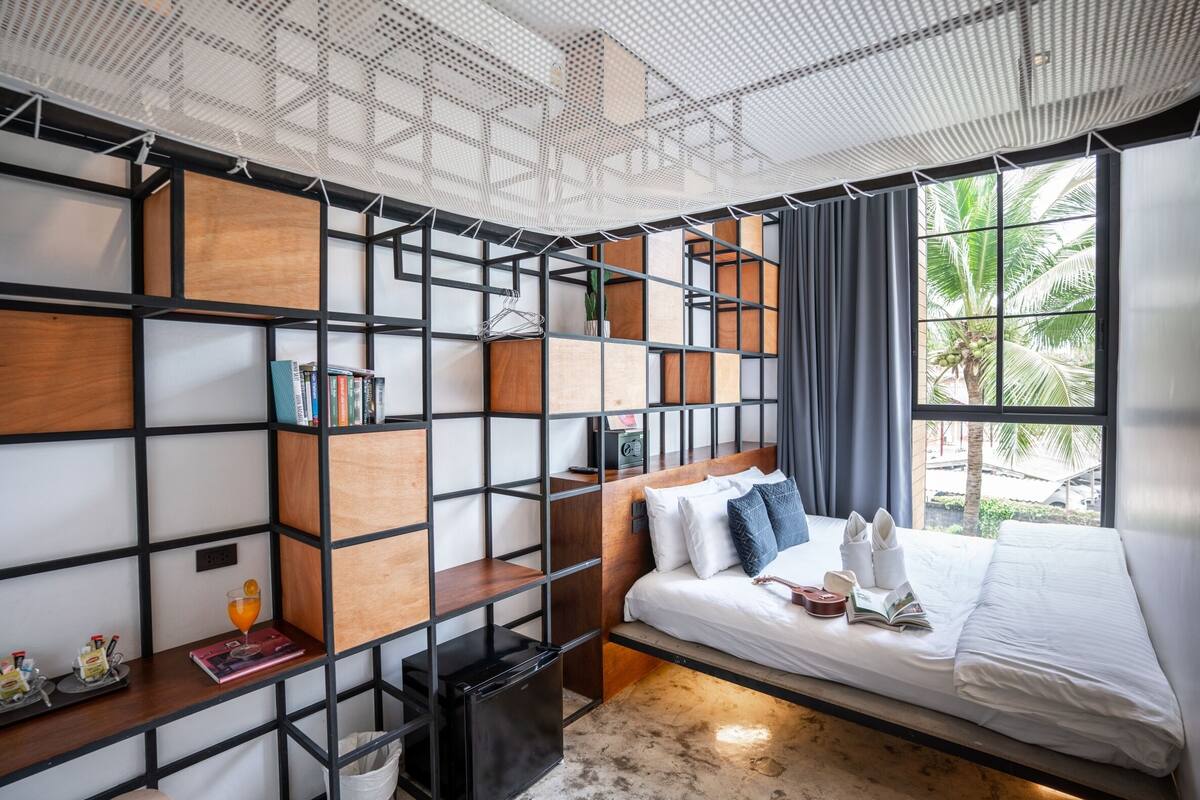 Hammock Room | Tirai kedap cahaya, kedap suara, Wi-Fi gratis, dan seprai linen