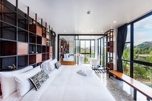 VIP Gallery Room with Private Bathroom | Blackout drapes, soundproofing, free WiFi, bed sheets - Book a Bed Poshtel - Hostel (Phuket)