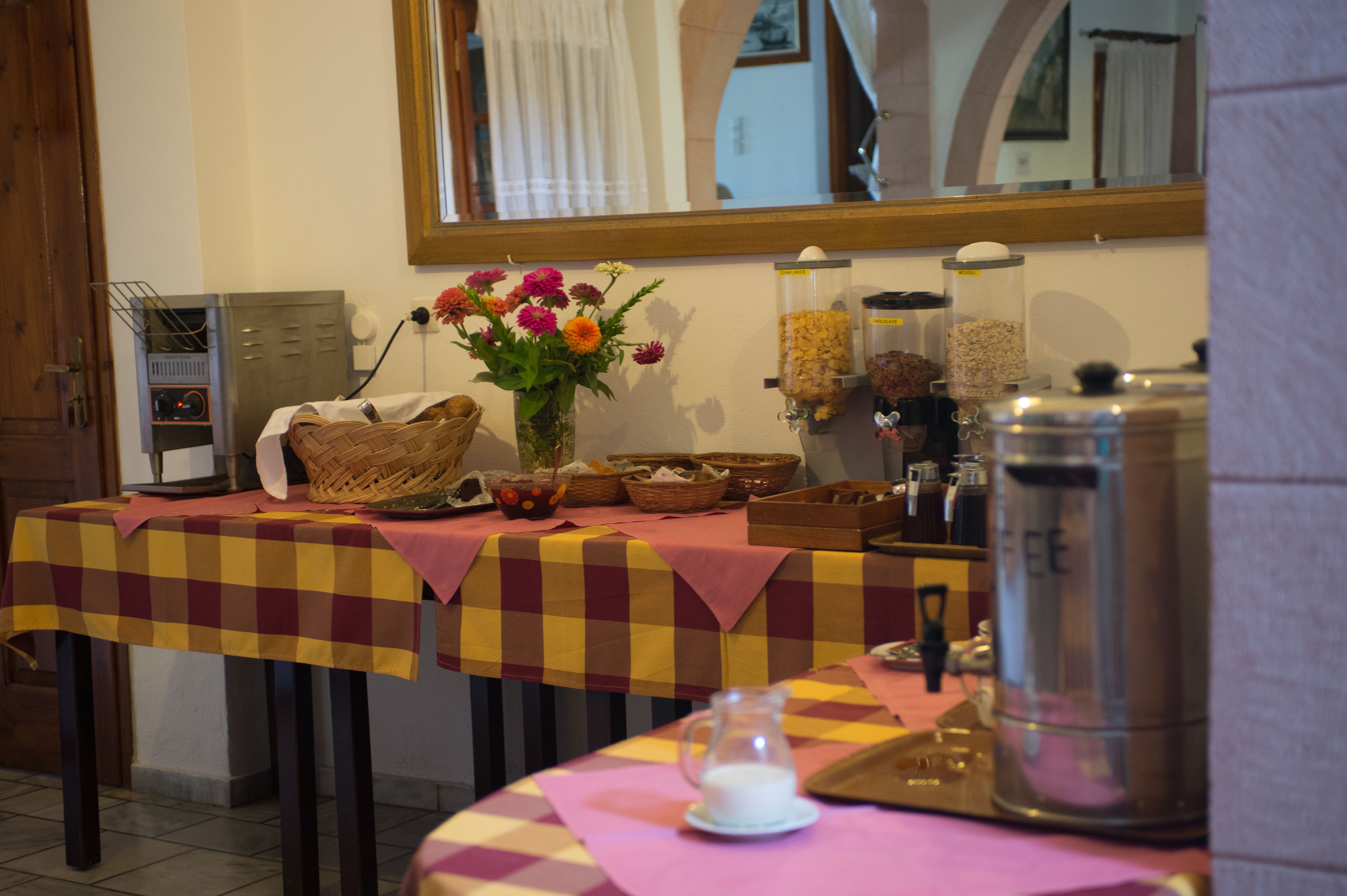 daily buffet breakfast (eur 15 per person)
