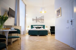 1 camera, biancheria da letto di alta qualità, una cassaforte in camera