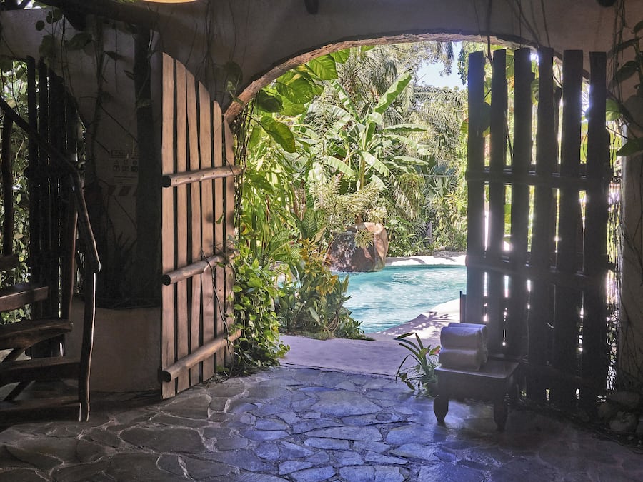 Interior entrance