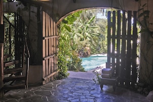 Interior entrance
