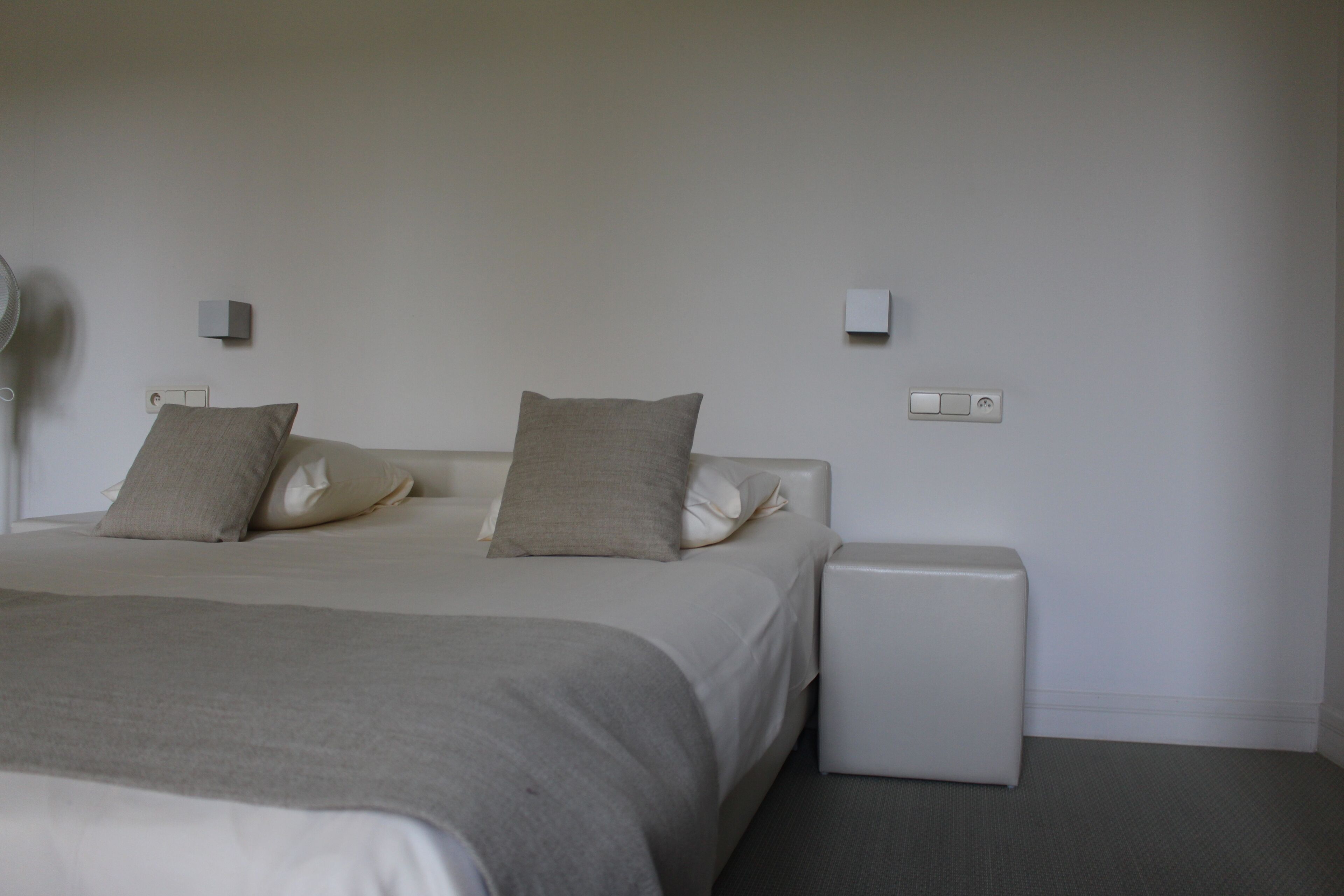 deluxe double room | desk, blackout curtains, soundproofing, iron/ironing board