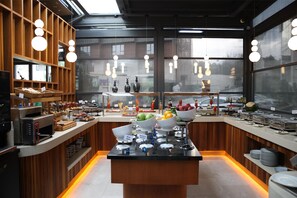 Morgenmadsbuffet hver dag mod et gebyr