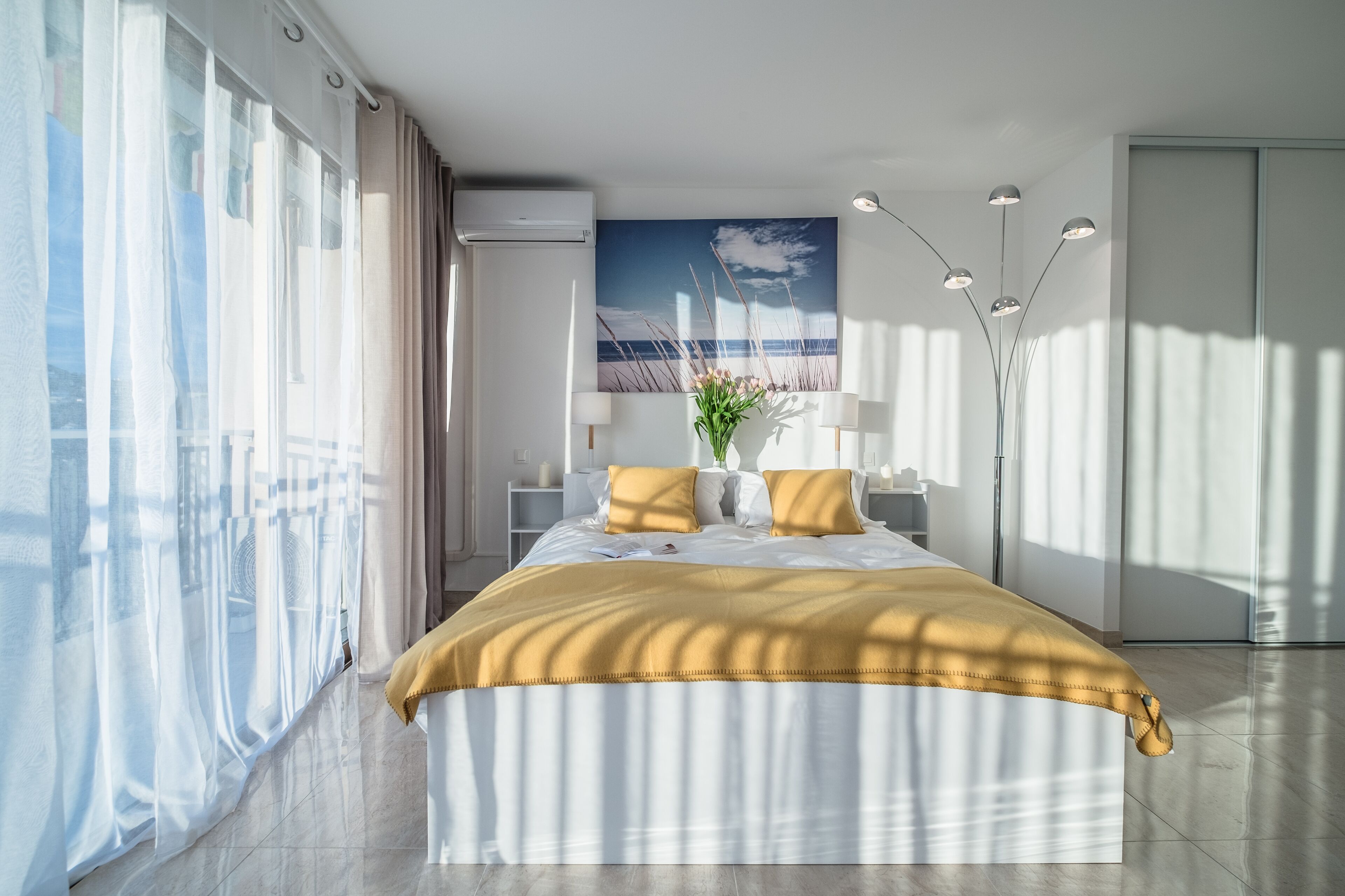 Apartment, 2 Bedrooms, Sea View | In-room safe, iron/ironing board, free WiFi, bed sheets