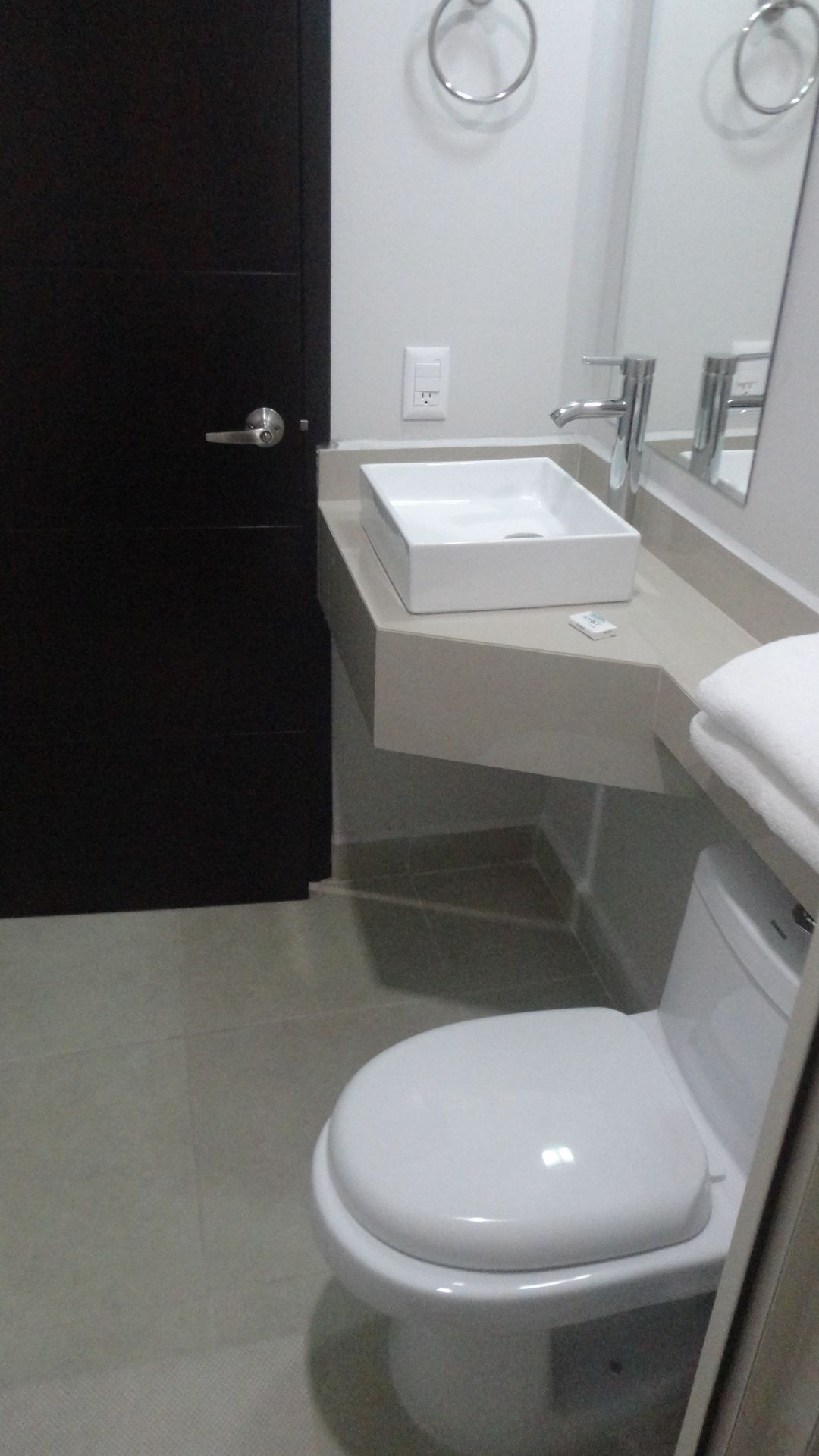 basic double room | bathroom | shower, free toiletries, towels