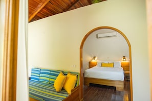 Cabin, 1 Queen Bed with Sofa bed | 2 bedrooms, minibar, in-room safe, desk