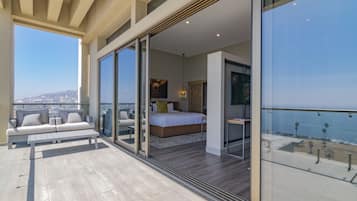 Loft Luxe, 1 très grand lit, vue océan | Vue de la chambre