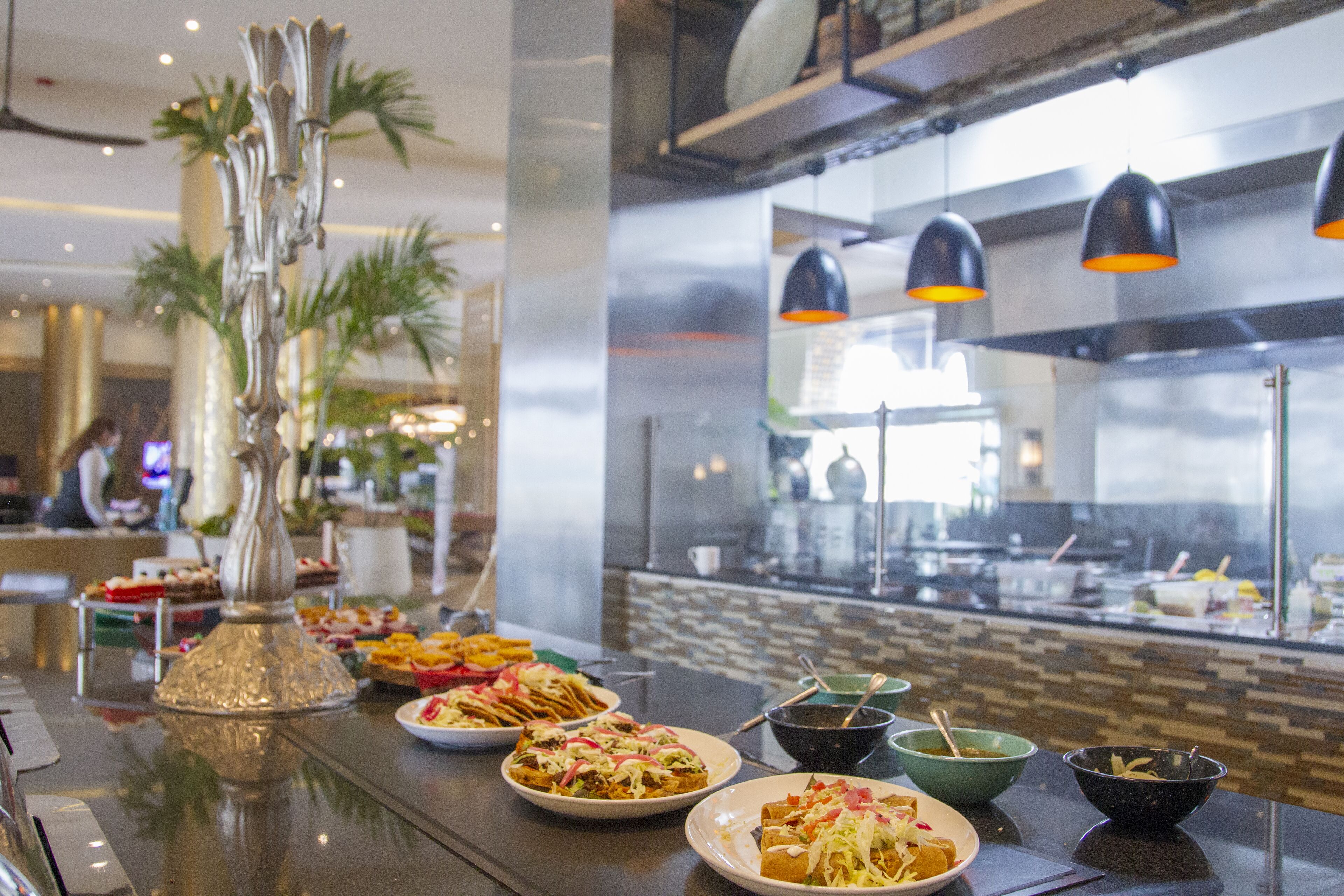 daily buffet breakfast (usd 28 per person)