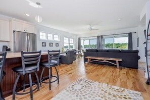 Condo, 3 Bedrooms, Lake View | Living area | Flat-screen TV - Swing Bridge Condo - Unit 40 (Douglas)