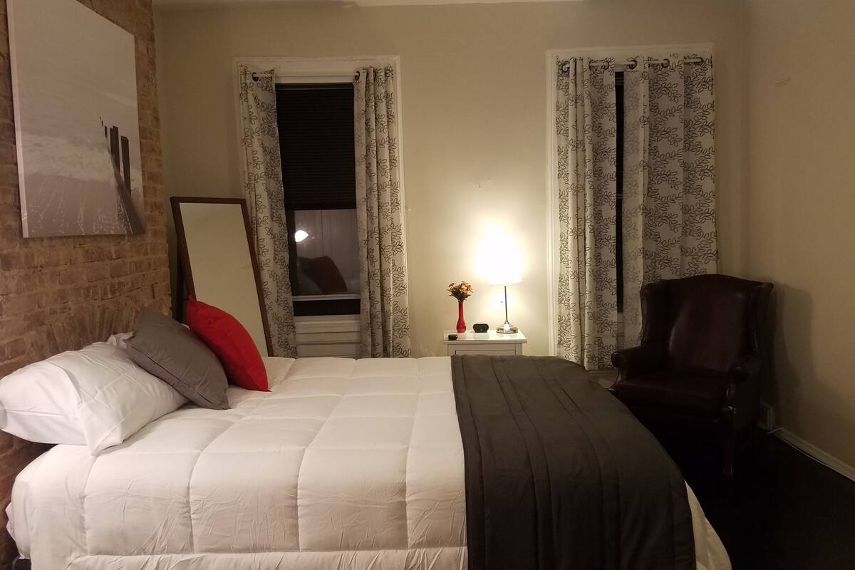 Apartamento Business, 3 habitaciones, cocina, vistas a la ciudad | 1 dormitorio, sábanas de algodón egipcio, ropa de cama de alta calidad