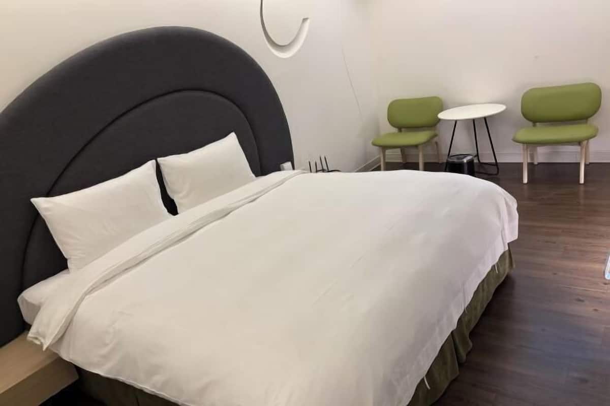 1 chambre, literie de qualité supérieure, couette en duvet d'oie