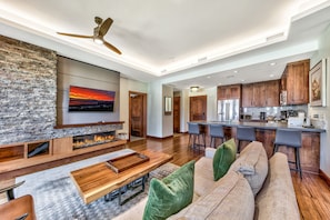 Condo, 2 Bedrooms | Living area | Flat-screen TV