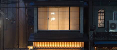 Front of property – evening/night