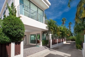 Majoituspaikan julkisivu