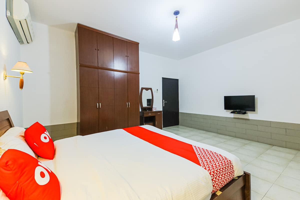 1 kamar tidur, setrika/meja setrika, dan Wi-Fi gratis