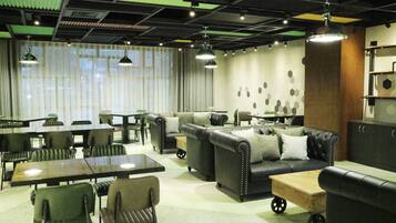 Sala de estar en el lobby