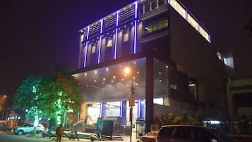 Front of property – evening/night