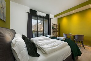 Comfort Studio, Annex Building | Hypo-allergenic bedding, in-room safe, blackout drapes, soundproofing - Lugano Center GuestHouse (Lugano)