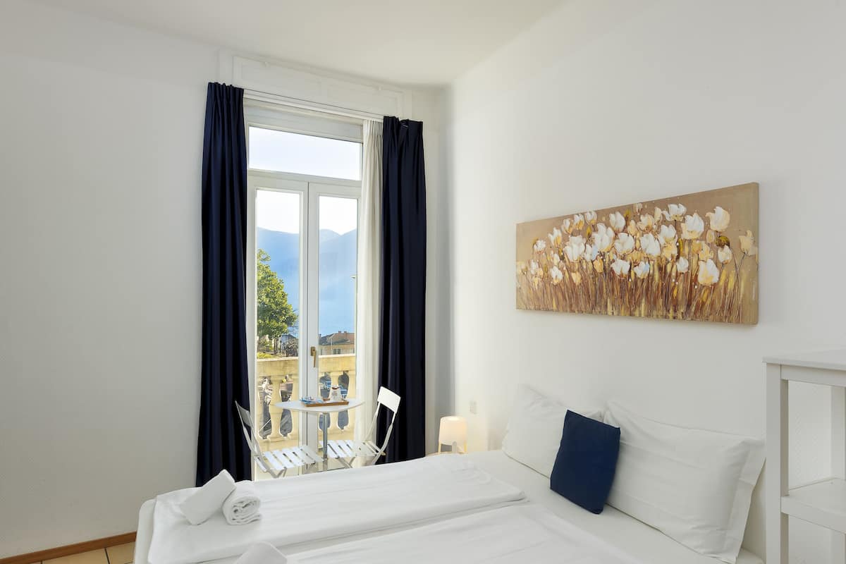 Classic Double or Twin Room, 1 Bedroom, Balcony | 1 bedroom, hypo-allergenic bedding, in-room safe, blackout curtains