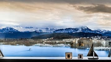 Apartment, 2 Schlafzimmer, Seeblick | Ausblick vom Zimmer