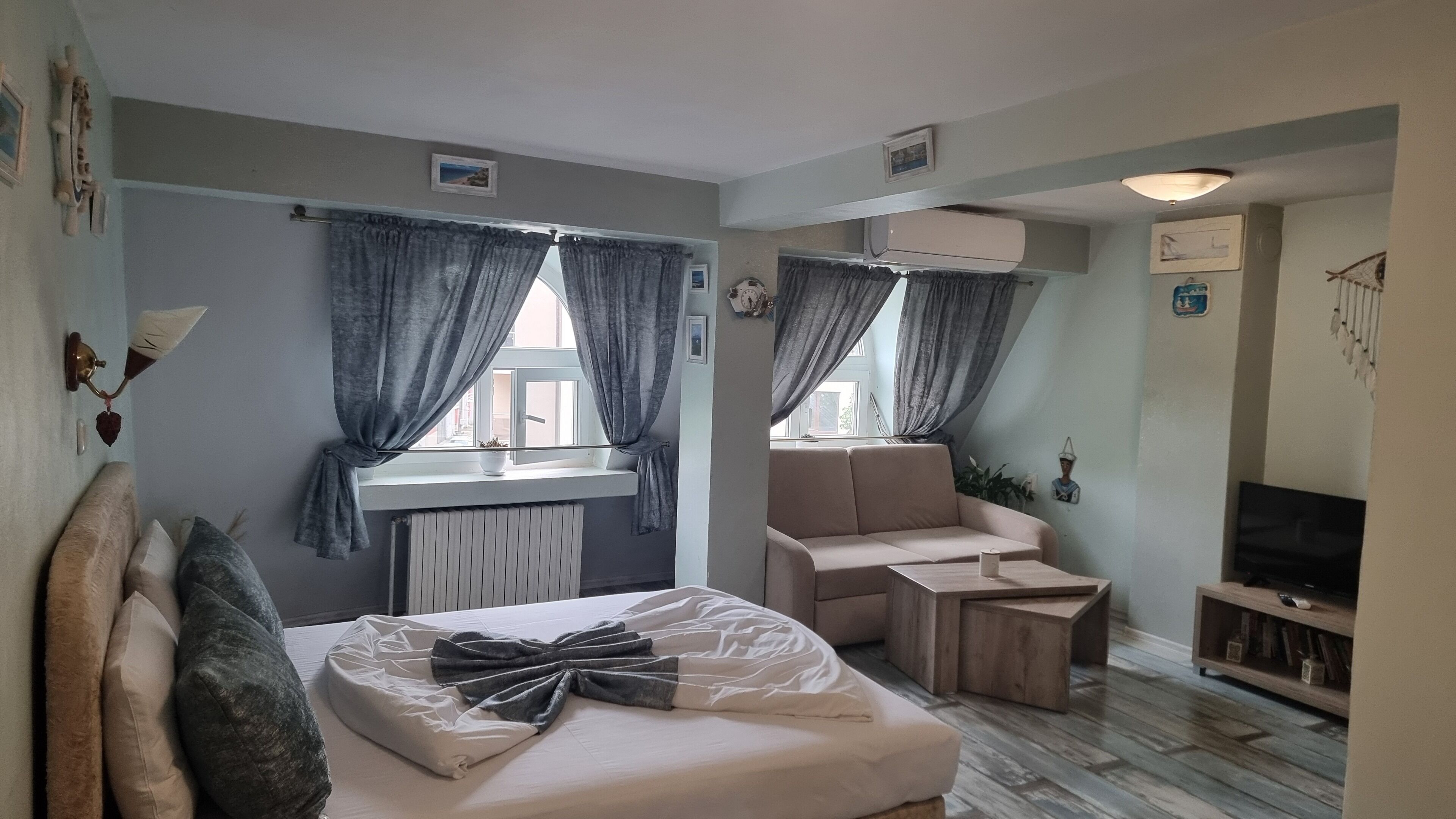 Superior-Dreibettzimmer, 1 Queen-Bett und Schlafsofa, Gartenblick