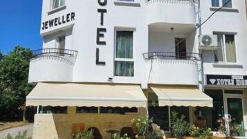 Fassade der Unterkunft